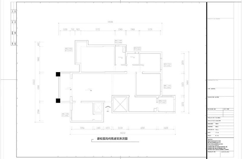 碧桂園鳳鳴苑160㎡簡(jiǎn)美風(fēng)格--喜歡深色家具的看過(guò)來(lái)02戶型設(shè)計(jì)_建筑原況圖