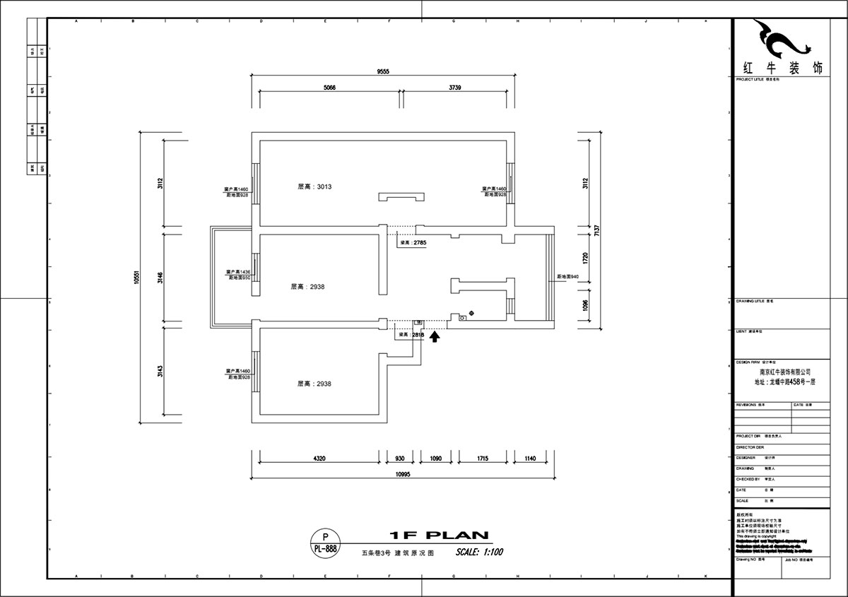 魏明花｜五條巷3號(hào)502室-98㎡-現(xiàn)代簡(jiǎn)約風(fēng)格｜3室2廳1衛(wèi)｜二手房裝修｜定制家￥135762｜全包13萬(wàn)｜00_01五條巷建筑原況圖