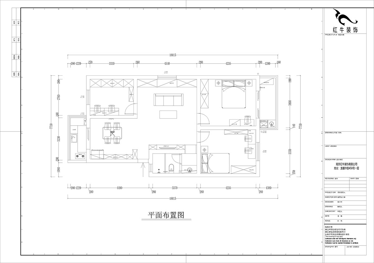 孟憲濤｜牡丹里17-601-108㎡-現(xiàn)代簡約風(fēng)格｜3室2廳2衛(wèi)｜老房裝修｜定制家｜全包14萬｜00_02平面布置圖